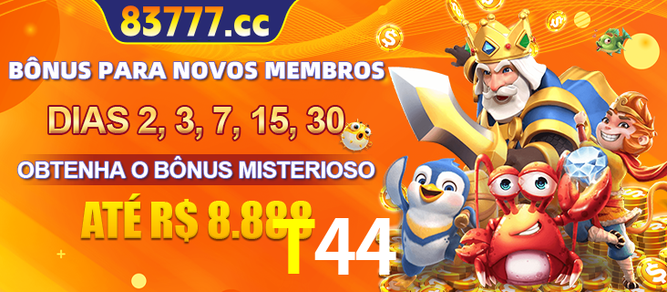 Anúncio dos benefícios para Membro VIP Sênior na plataforma T44, incluindo bônus promocionais, semanais e mensais, ilustrado com o personagem Fortune Tiger.